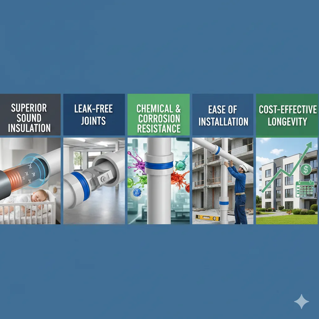 Advantages of UPVC Drainage Pipes