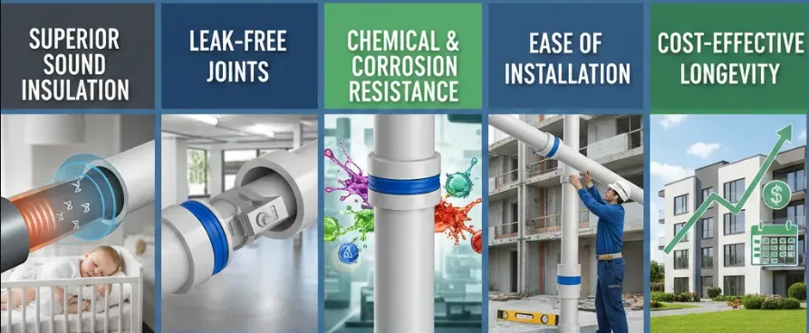 Advantages of UPVC Drainage Pipes