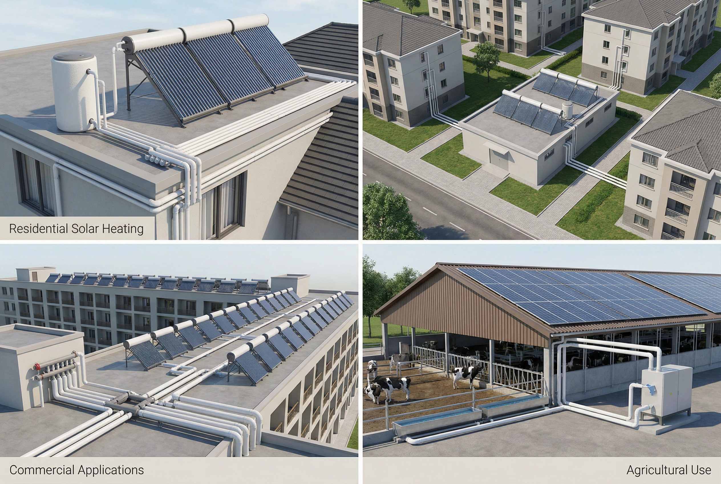 Use Cases of UPVC Piping in Solar Water Heating Systems