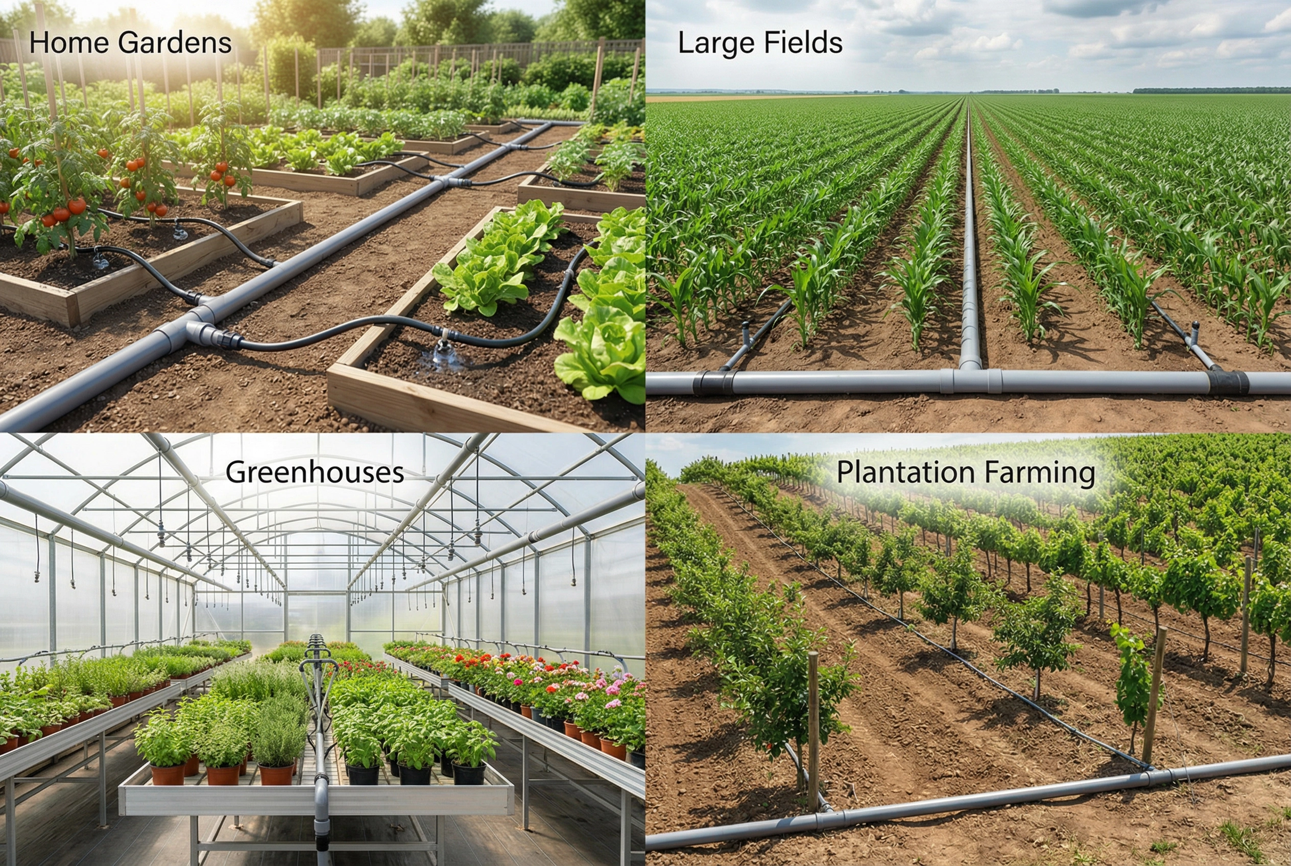 Applications of PVC Pipes in Agricultural Drip Irrigation