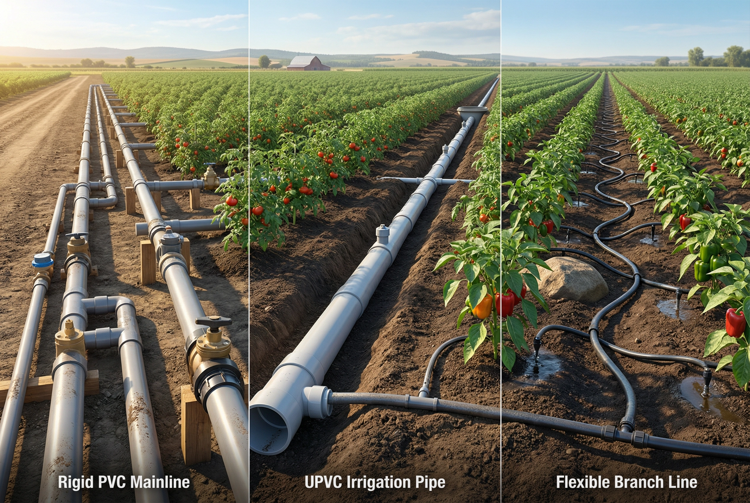 Types of Pipes Used in Drip Irrigation