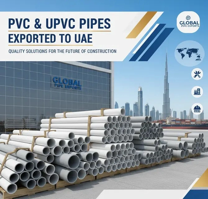 PVC Pipes & UPVC Pipes Exporter to UAE