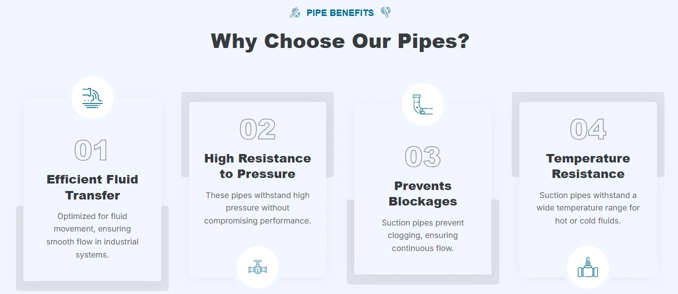 Why Choose Suction Pipe Over Rubber Pipe?