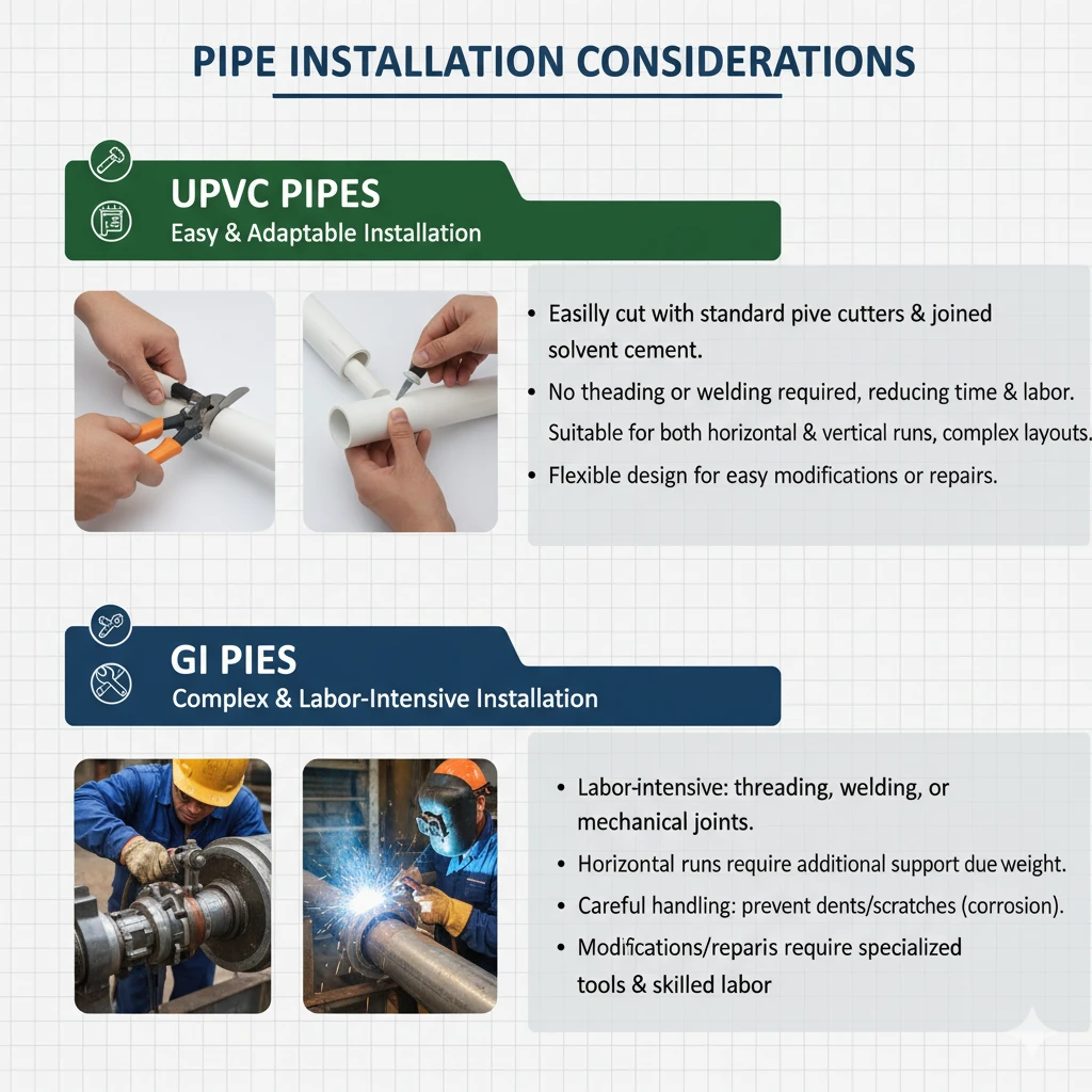 Pipe Installation Considerations