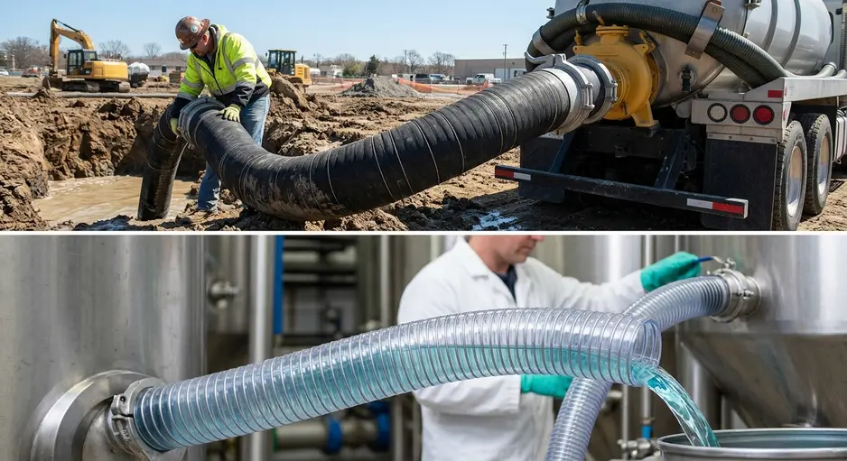 Rubber Suction Hose vs PVC Suction Hose Pipes: Buying Guide